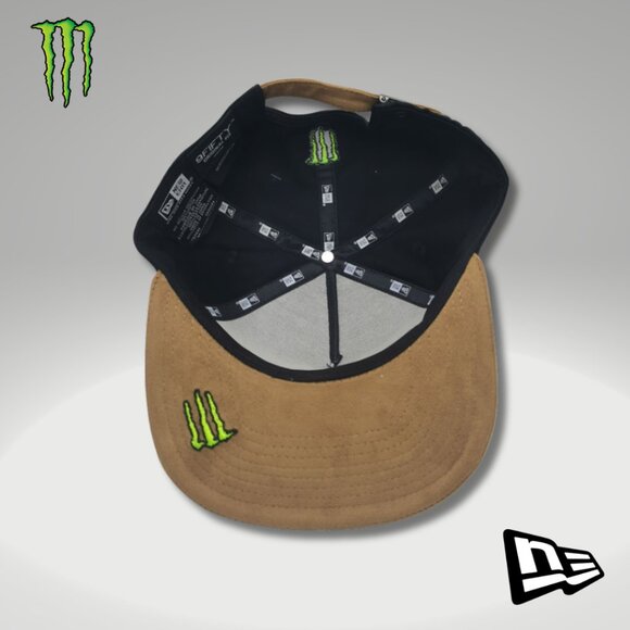 Hat Snapback New Era Black Brown Classic 9FIFTY Box & Sticker - Picture 3 of 5